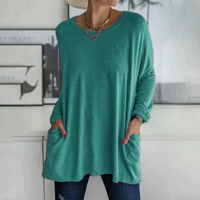 Dorte™ | Long Sleeve T-Shirt with Pocket