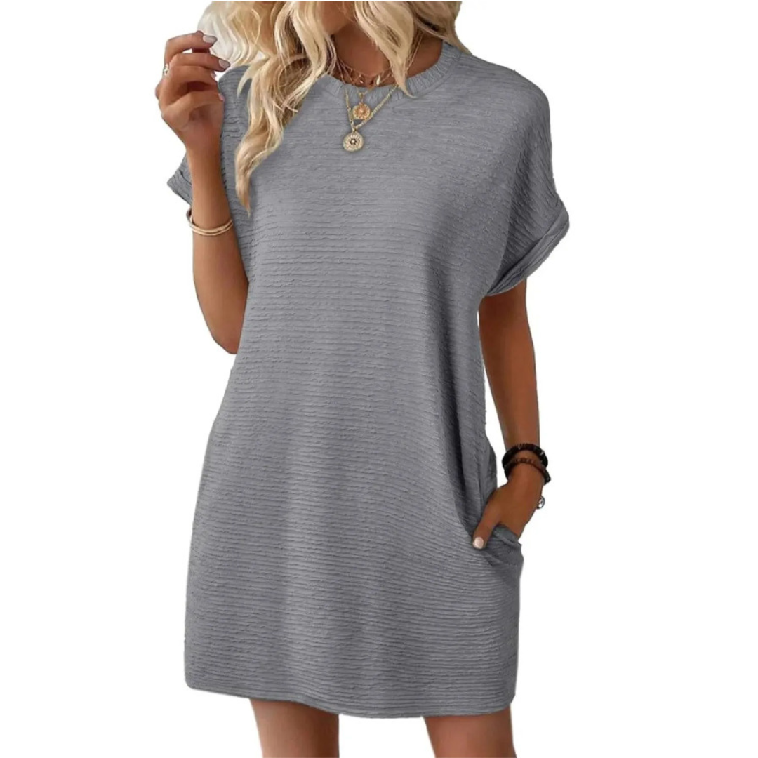Dorte™ | Casual Minimalist Round Neck Summer Dress