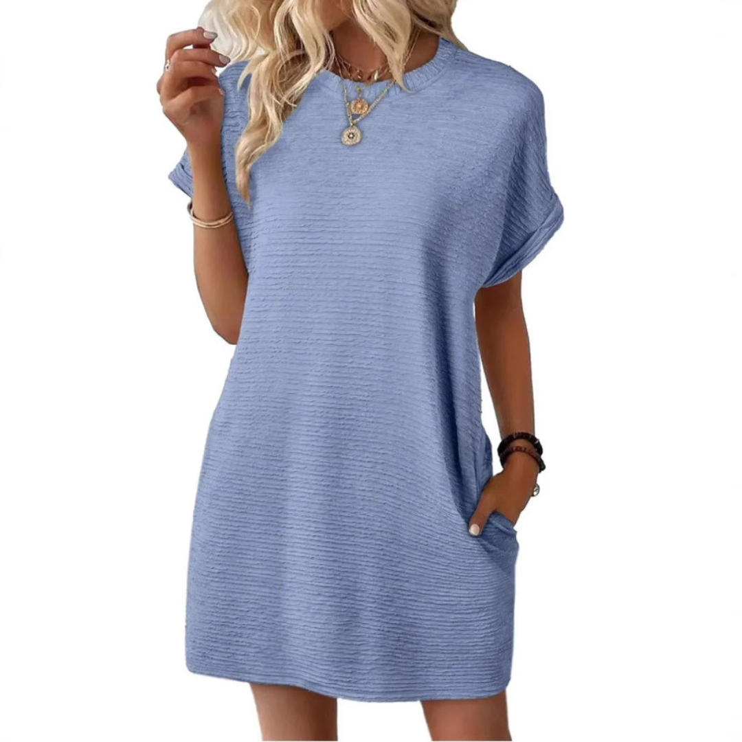 Dorte™ | Casual Minimalist Round Neck Summer Dress