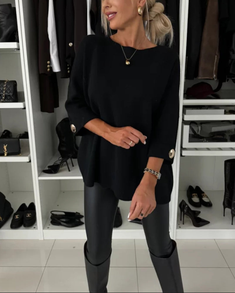 Freya™ | Elegant strikkebluse