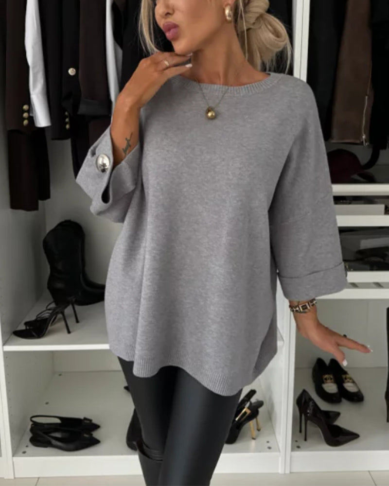 Freya™ | Elegant strikkebluse