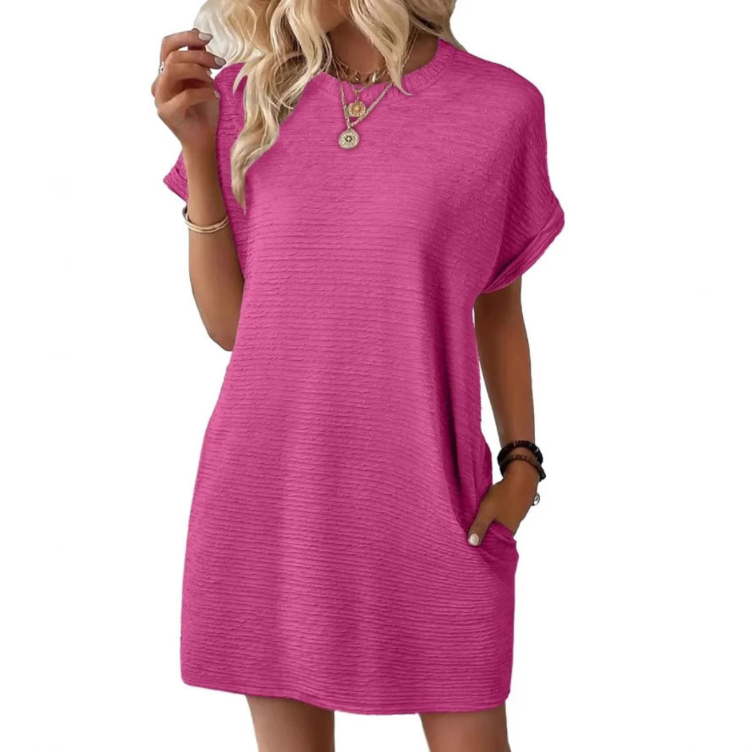 Dorte™ | Casual Minimalist Round Neck Summer Dress