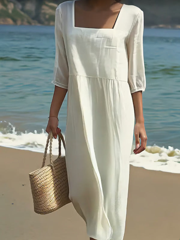 Dorte™ | Casual Linen Dress