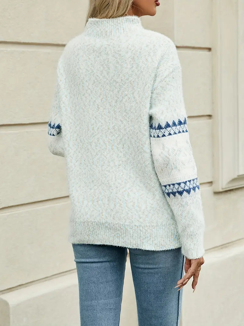 Freya™ | Mønstret Damegenser