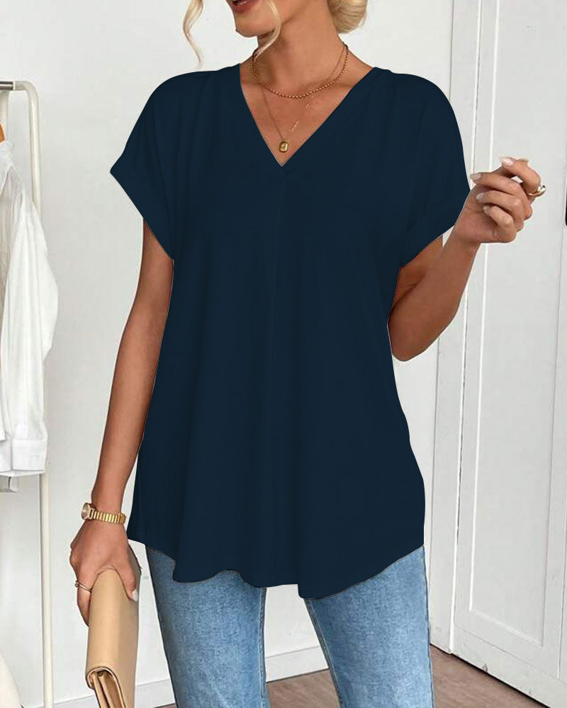 Dorte™ | Unisex Short Sleeve Patchwork T-Shirt