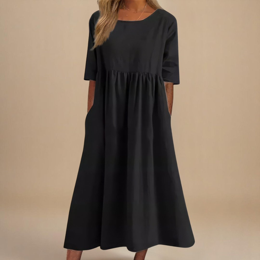 Freya™ | Flatterende Bomullskjole