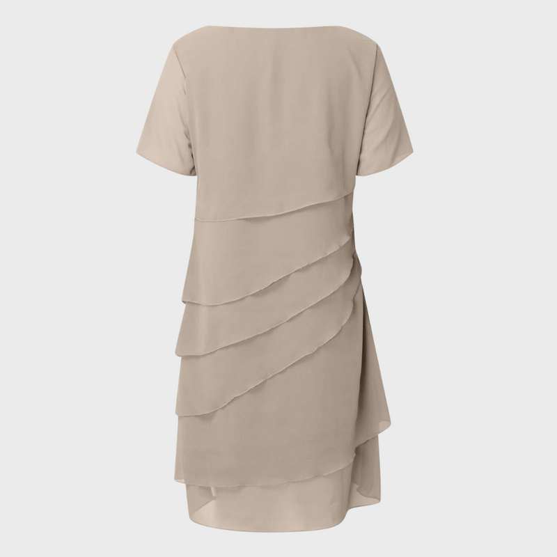 Dorte™ | Layered Chiffon Dress