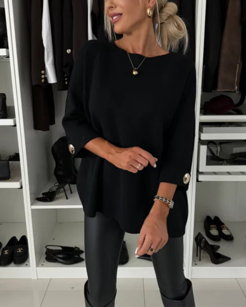 Freya™ | Elegant strikkebluse