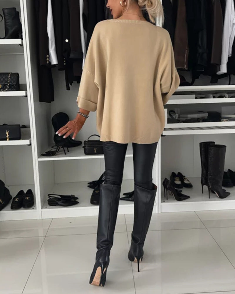 Freya™ | Elegant strikkebluse