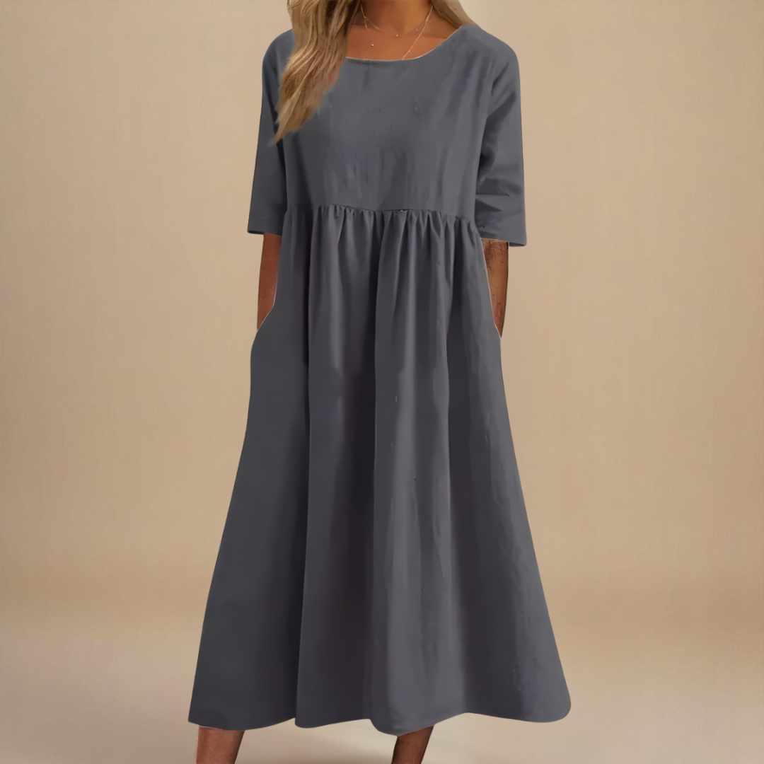 Freya™ | Flatterende Bomullskjole