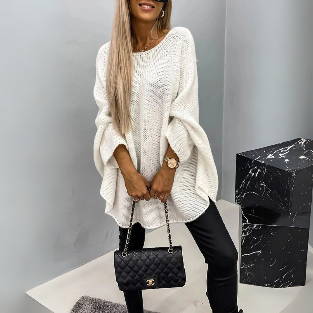 Freya™ | Stilig Damenpullover med Rund Hals
