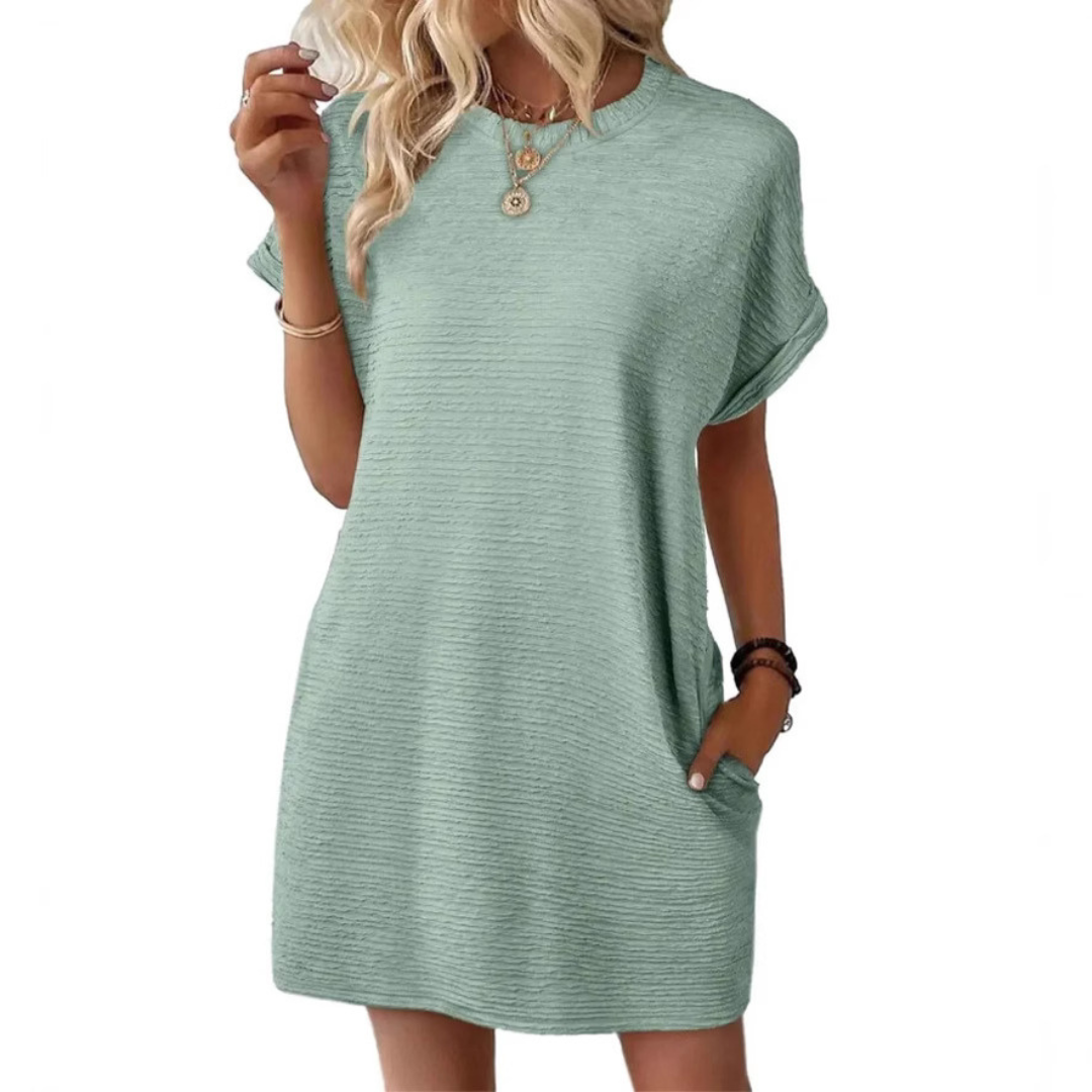 Dorte™ | Casual Minimalist Round Neck Summer Dress