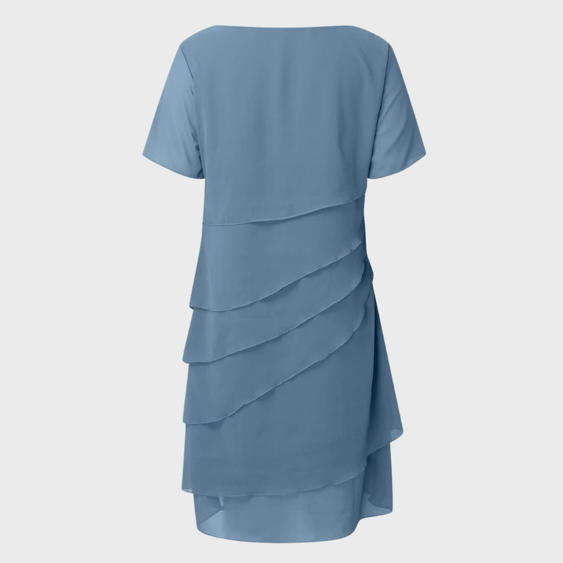 Dorte™ | Layered Chiffon Dress