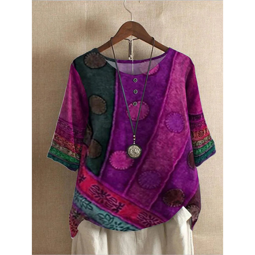 Dorte™ | Comfortable Colorful Top