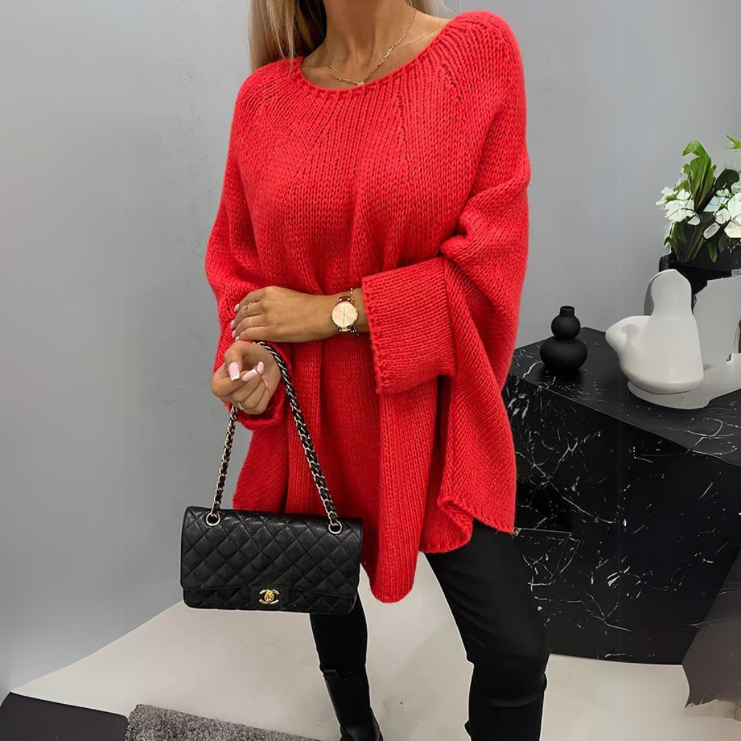 Freya™ | Stilig Damenpullover med Rund Hals