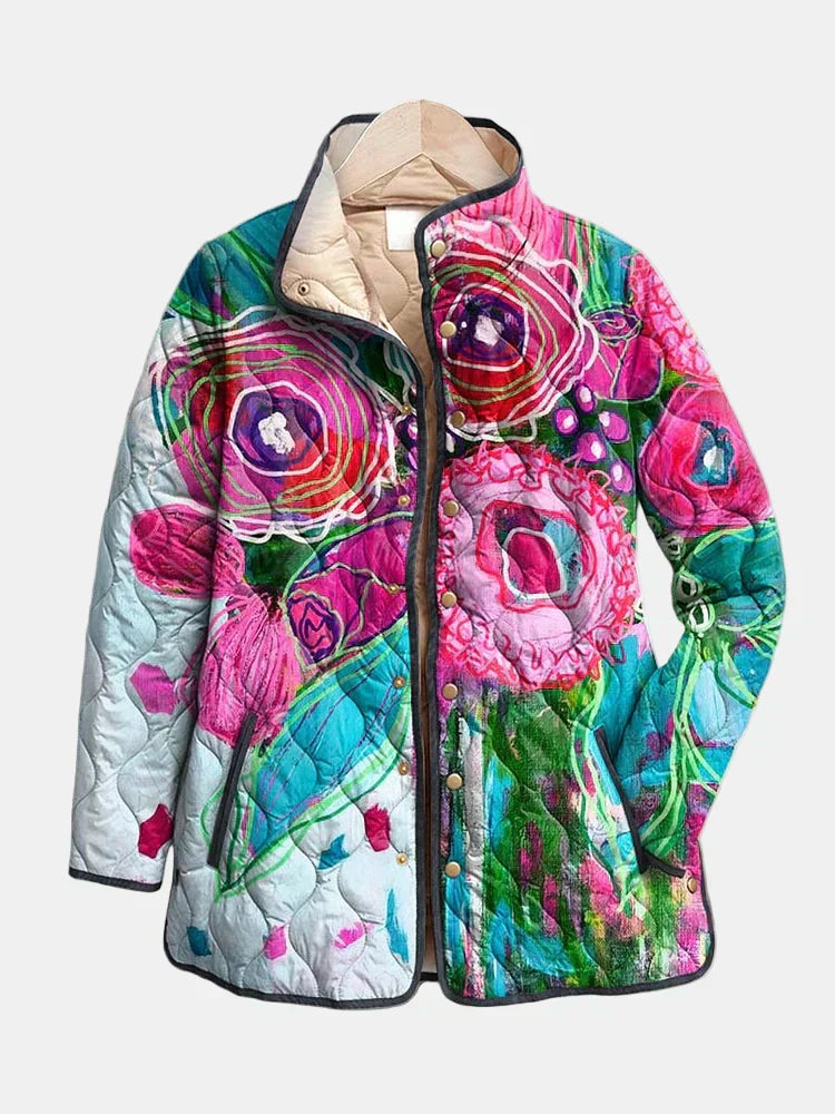 Arianne | Veste Élégante à Motif Floral