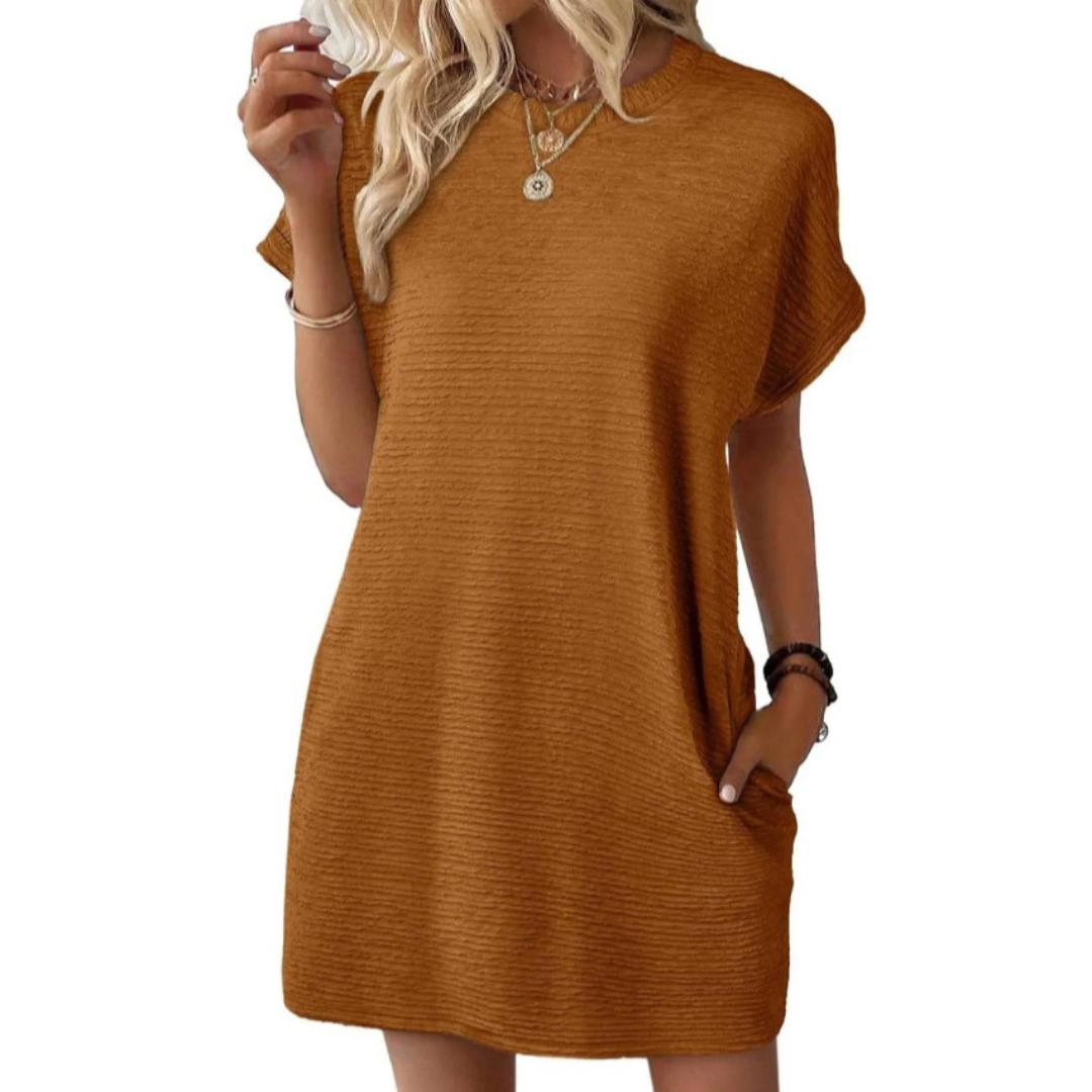 Dorte™ | Casual Minimalist Round Neck Summer Dress