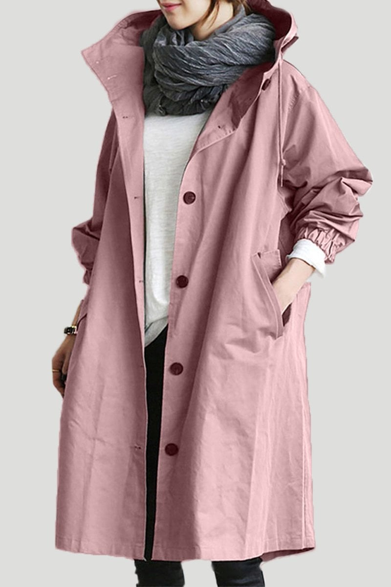 Dorte™ | Elegant women's long cardigan with collar and pockets