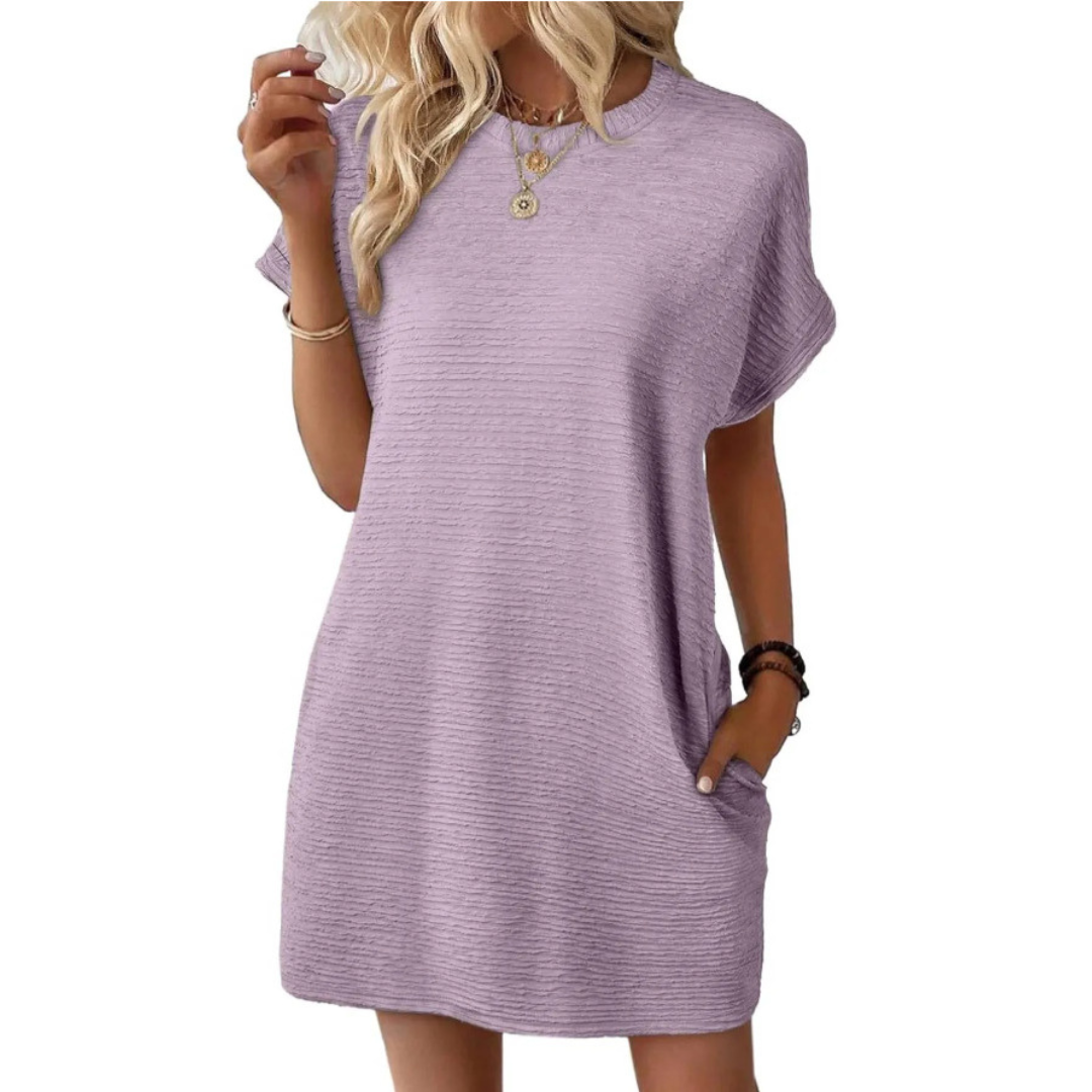 Dorte™ | Casual Minimalist Round Neck Summer Dress