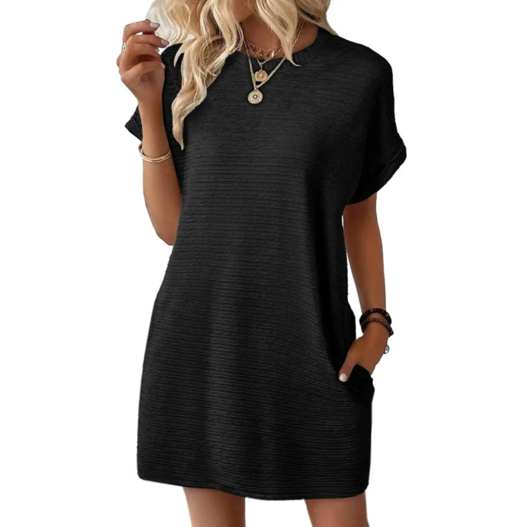 Dorte™ | Casual Minimalist Round Neck Summer Dress