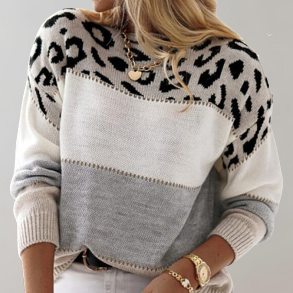 Dorte™ | Trendy and comfortable leopard sweater