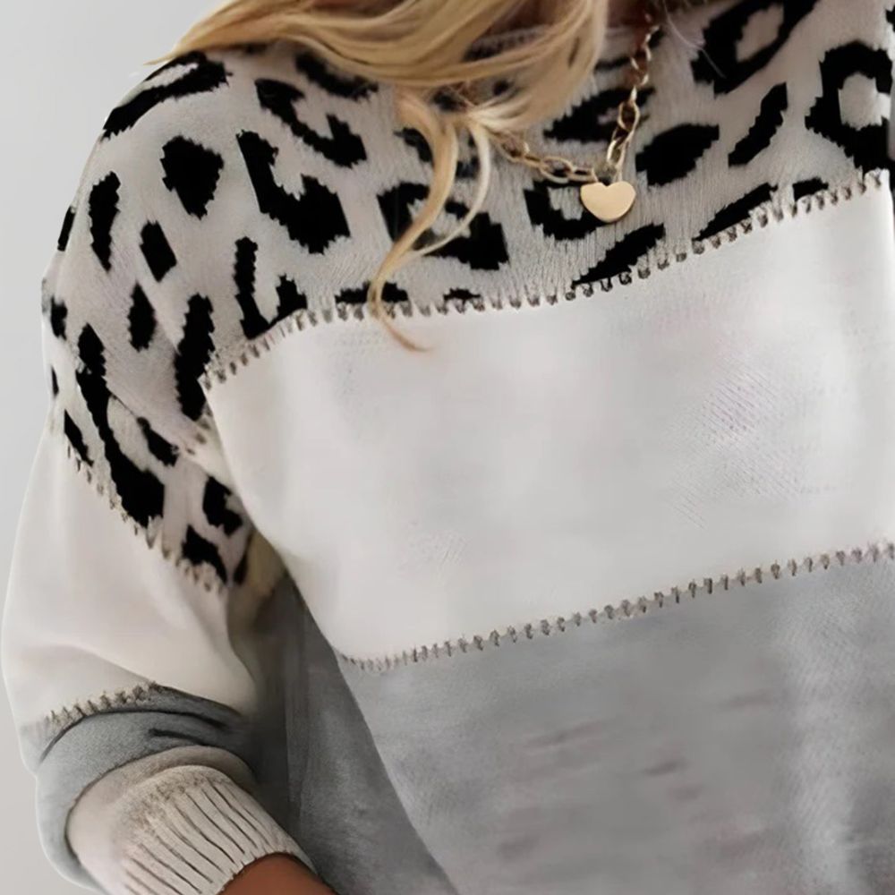 Dorte™ | Trendy and comfortable leopard sweater