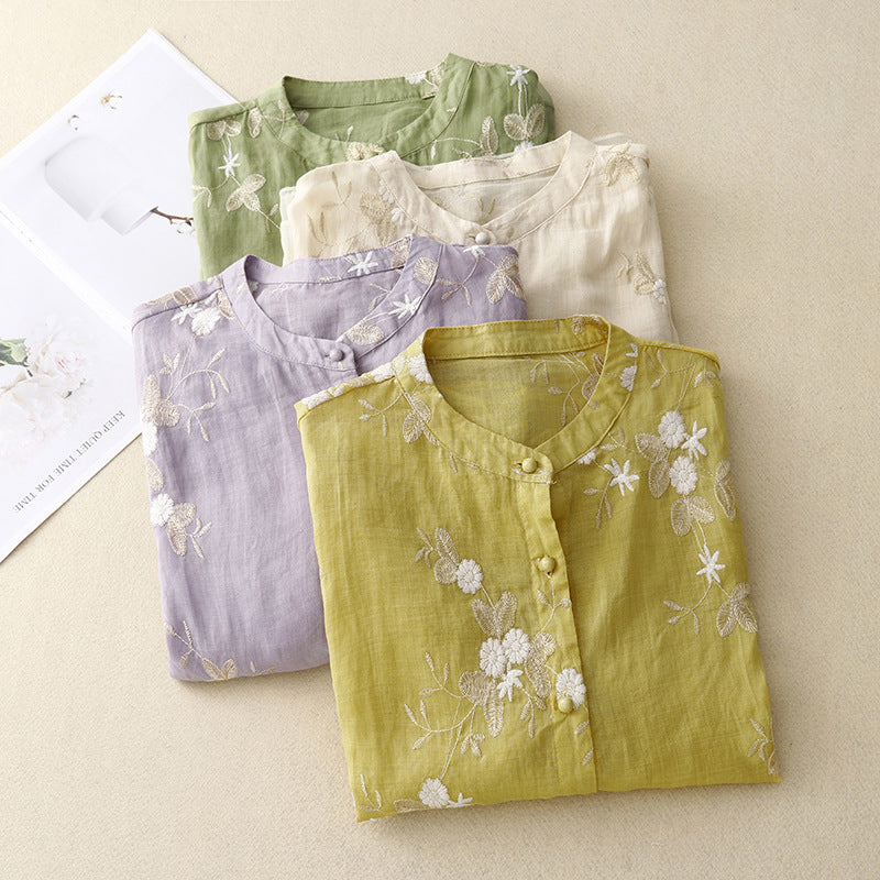 Dorte™ | Embroidered Blouse