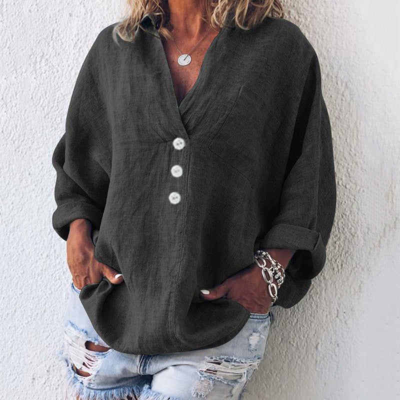 Dorte™ | Elegant Cotton and Linen Sweater