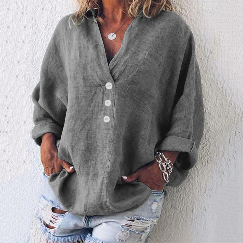 Dorte™ | Elegant Cotton and Linen Sweater
