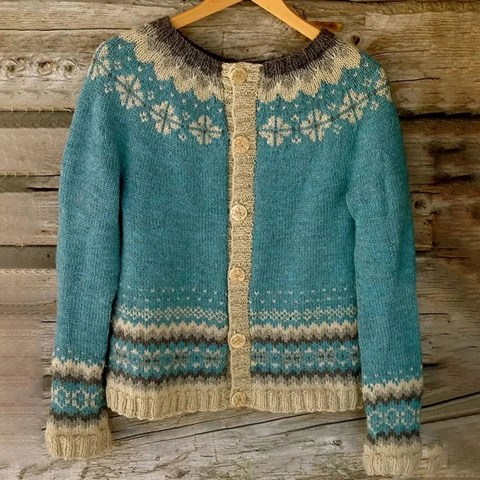Freya™ | Tradisjonell Cardigan for Damer