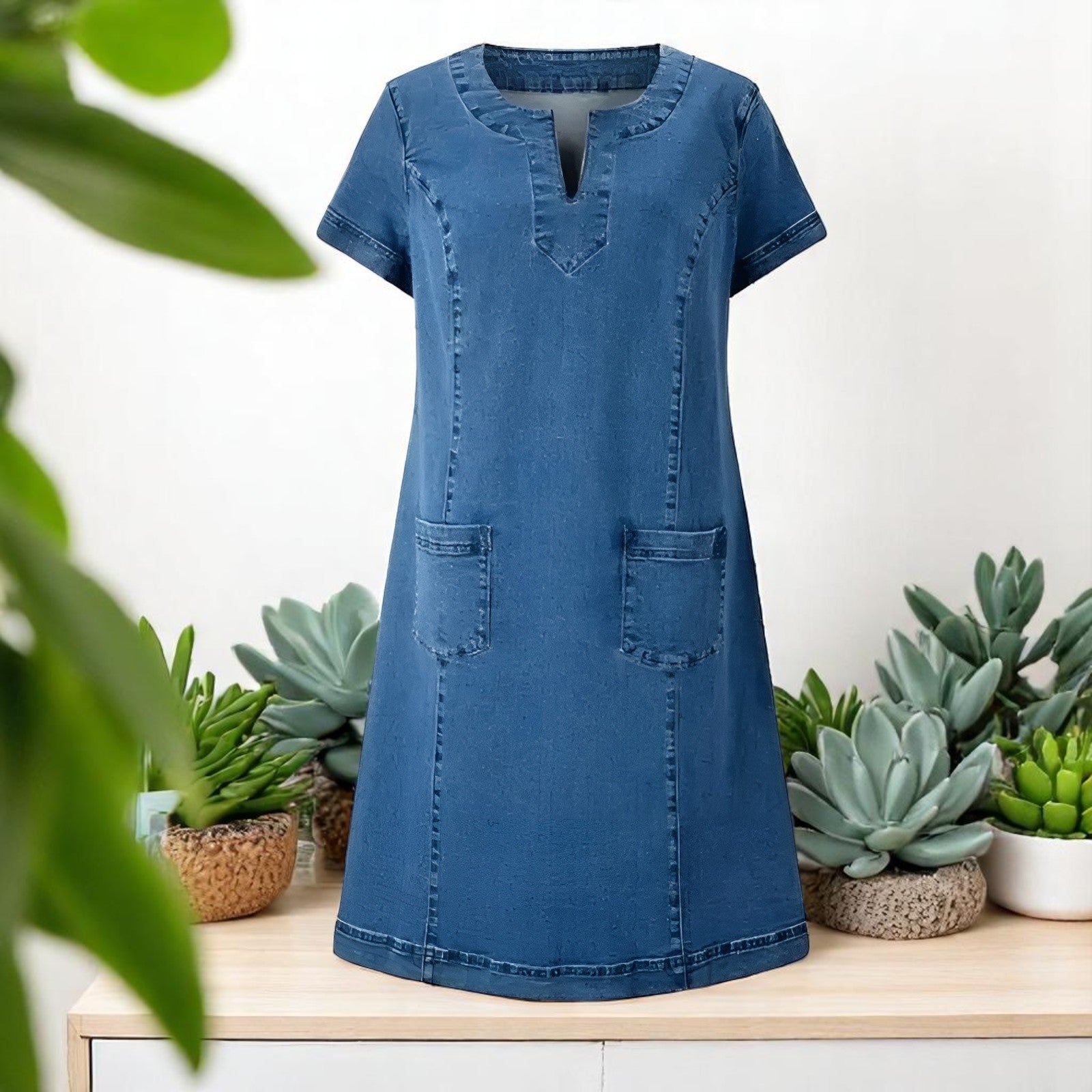 Dorte™ | Julia Soft Denim Dress