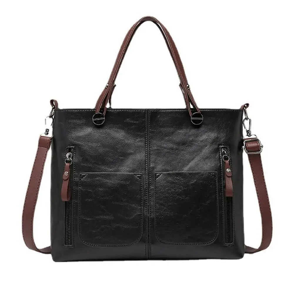 Sac fourre-tout en cuir vintage