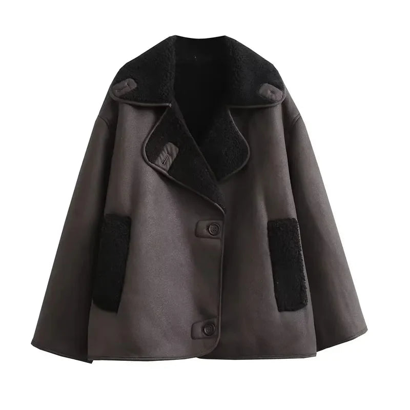 Mireia Faux Leather Jacket