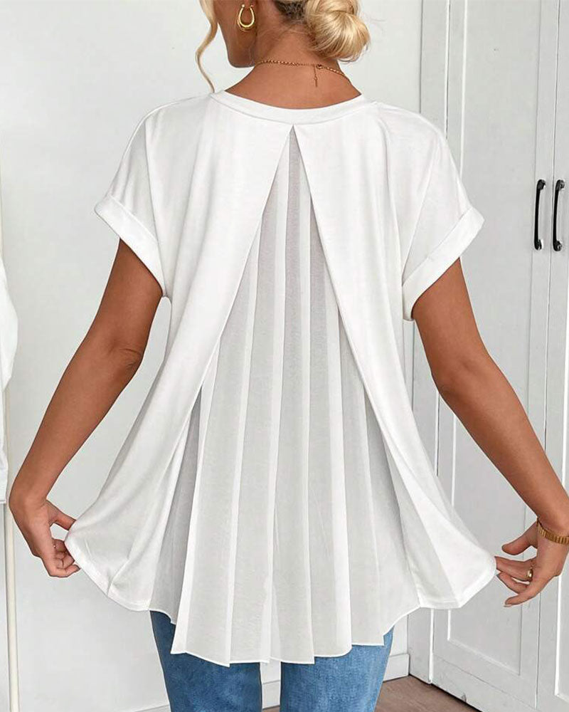 Dorte™ | Unisex Short Sleeve Patchwork T-Shirt