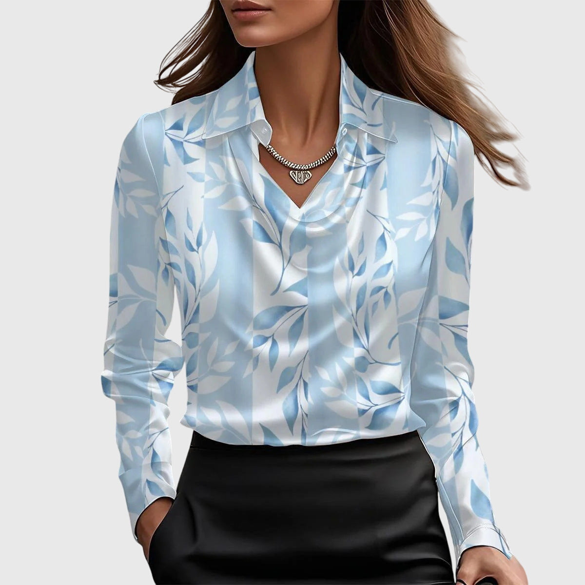 Freya™ | Elegant Bluse med Blomsterprint