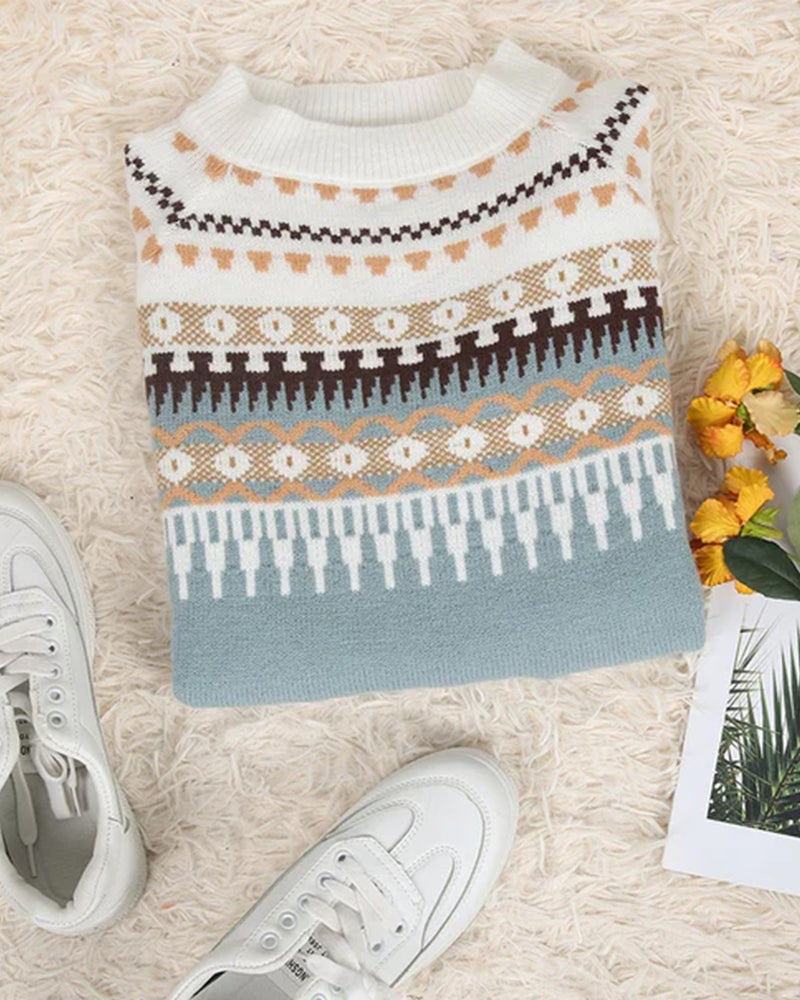 Freya™ | Koselig Myk Strikkegenser" can be rewritten as "Cozy Soft Knit Sweater.
