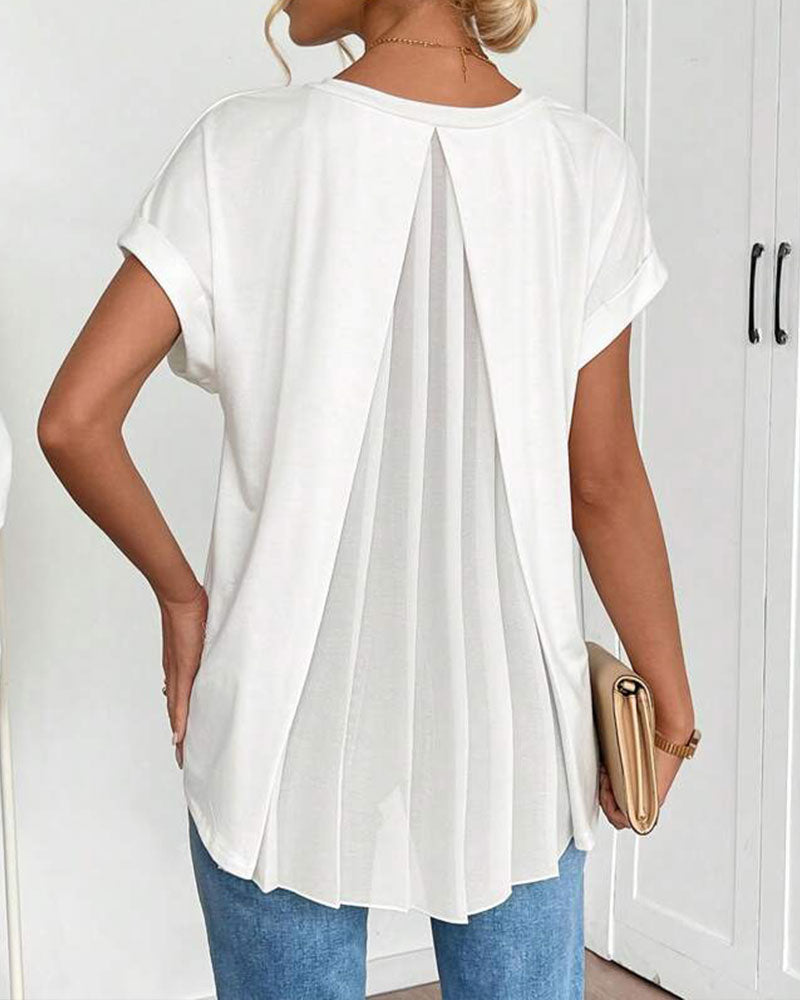 Dorte™ | Unisex Short Sleeve Patchwork T-Shirt