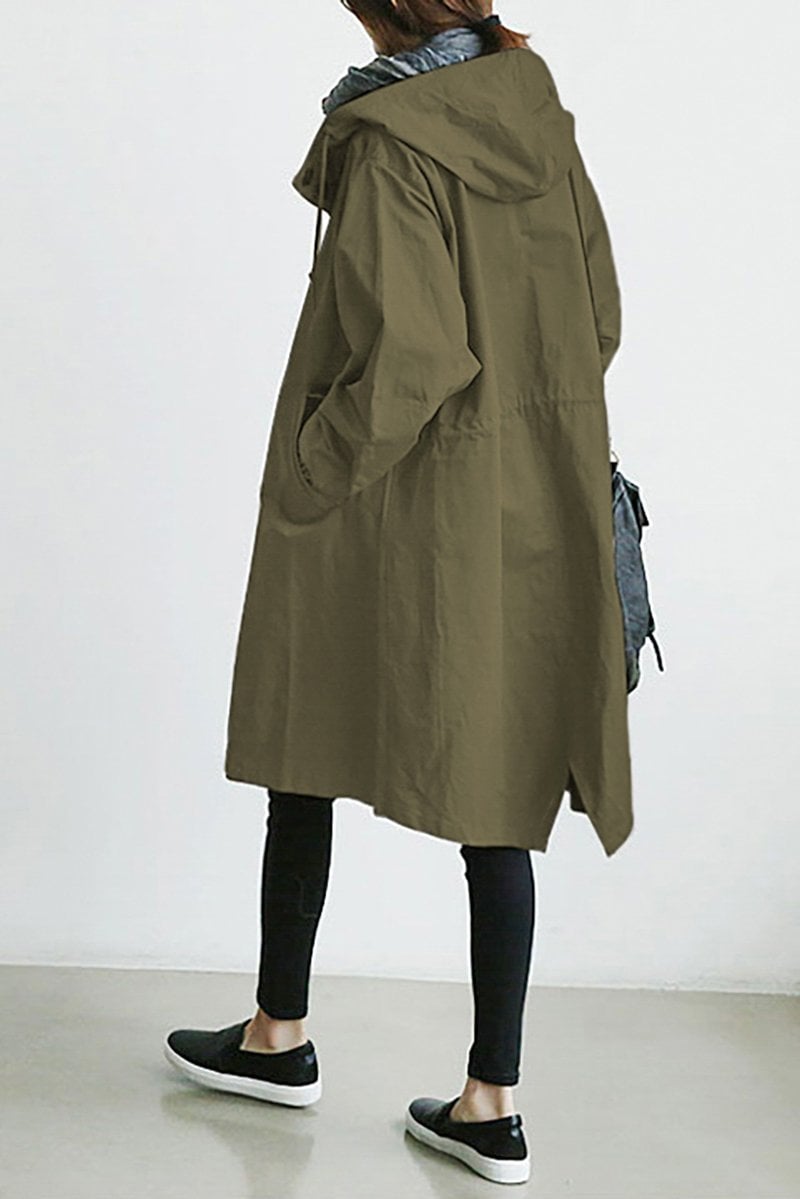 Dorte™ | Elegant women's long cardigan with collar and pockets