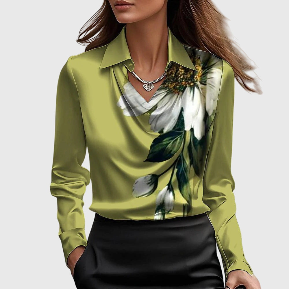 Freya™ | Elegant Bluse med Blomsterprint