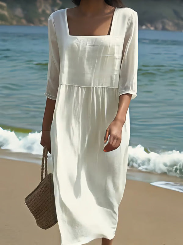 Dorte™ | Casual Linen Dress