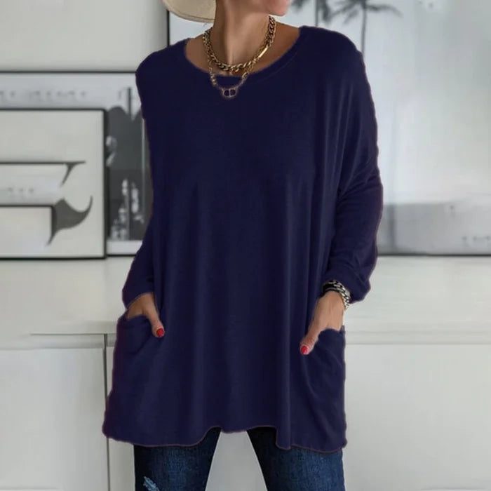 Dorte™ | Long Sleeve T-Shirt with Pocket