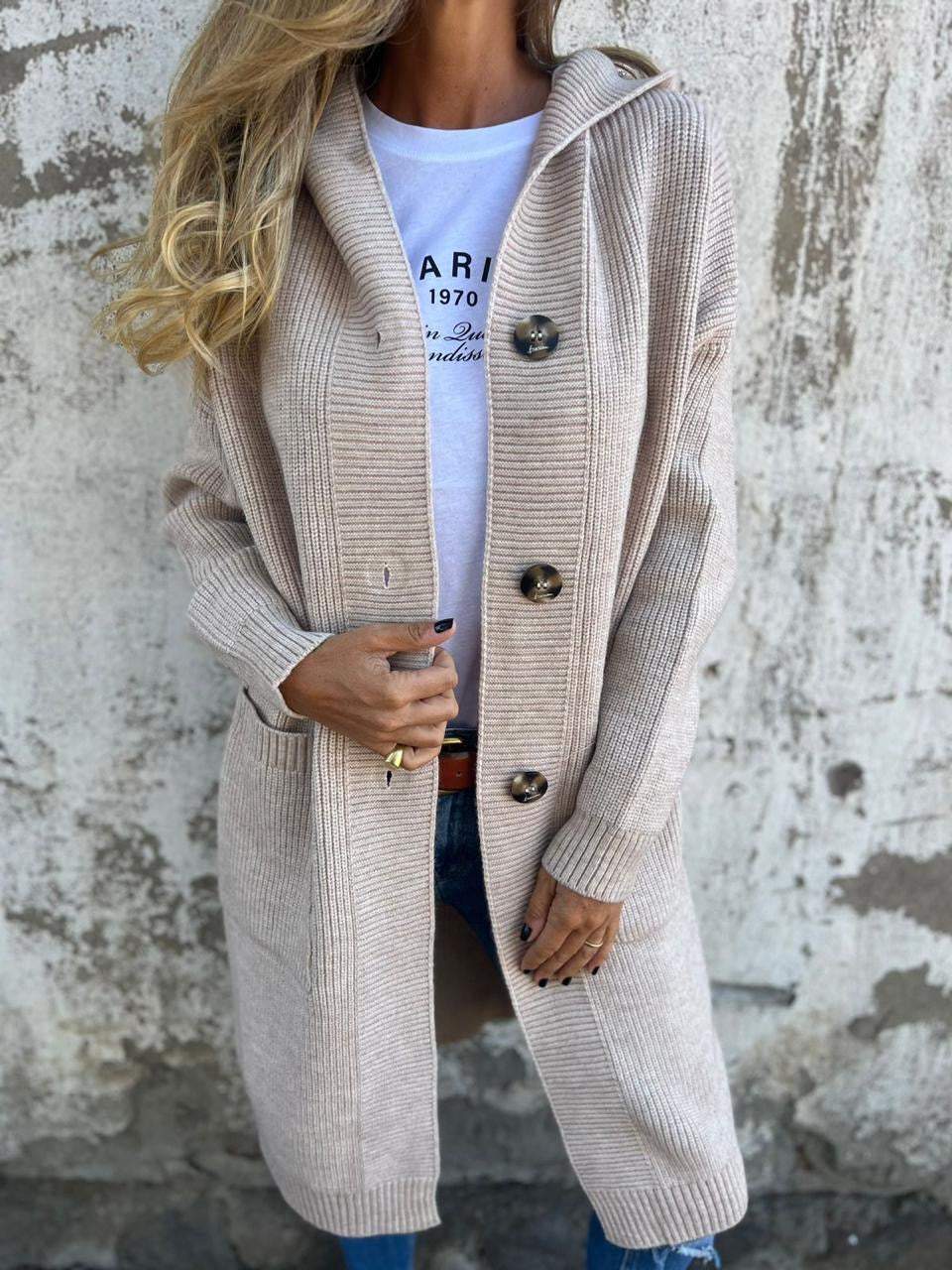 Dorte™ | Elegant Long Knit Cardigan