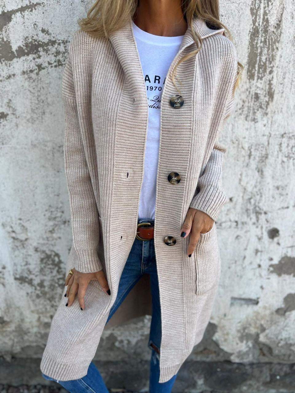 Dorte™ | Elegant Long Knit Cardigan