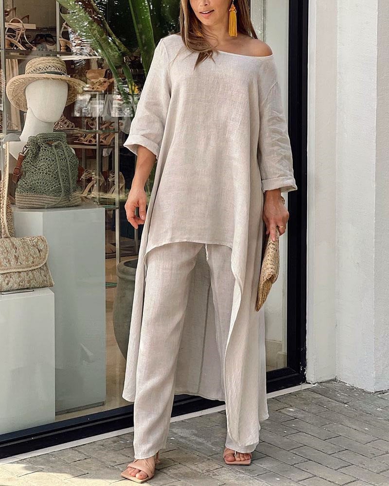 Dorte™ | Women's Casual Linen Set