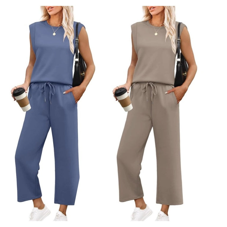 Dorte™ | Women's Casual Sleeveless Top with Wide Leg Pants