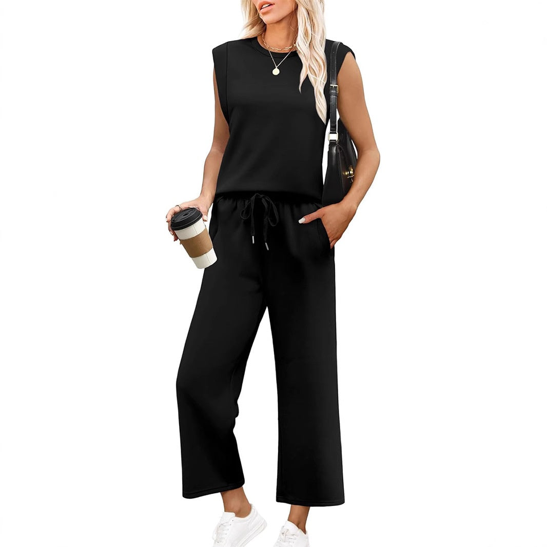 Freya™ | Cap sleeve-topp & vide crop-bukser
