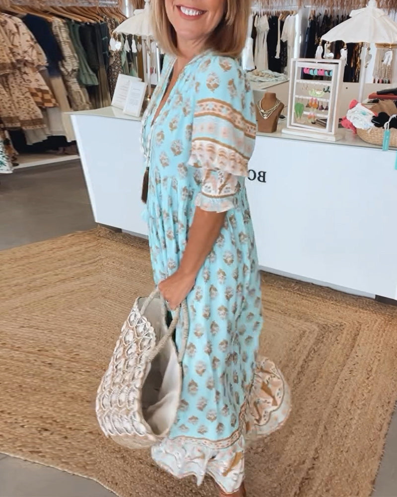 Dorte™ | Loose Fit Casual Dress with Print