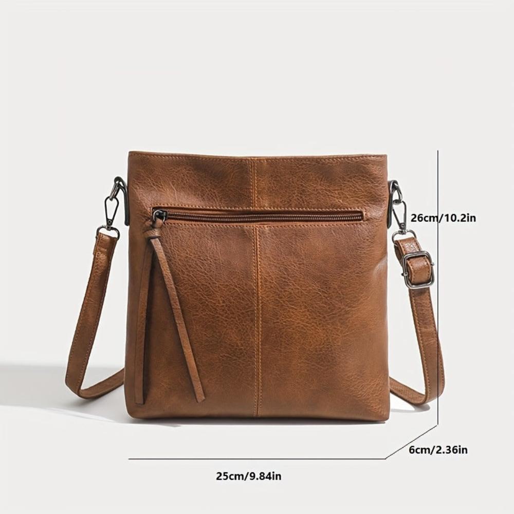 Sac bandoulière carré rétro Lena