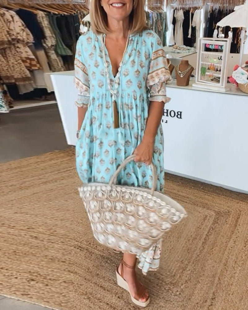 Dorte™ | Loose Fit Casual Dress with Print