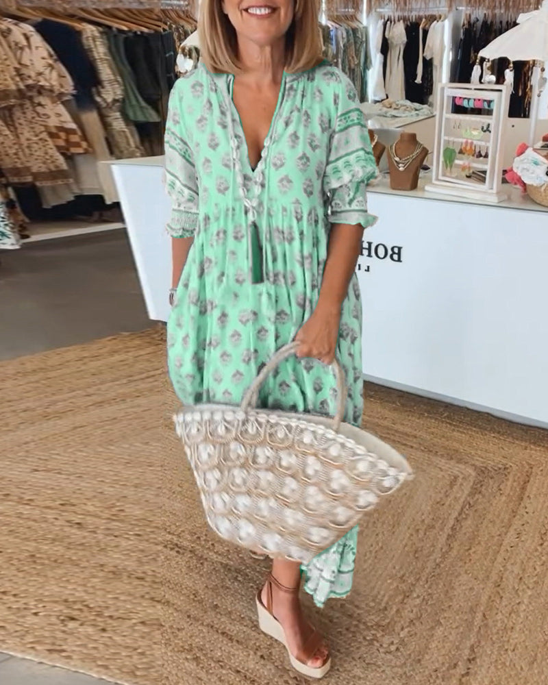 Dorte™ | Loose Fit Casual Dress with Print